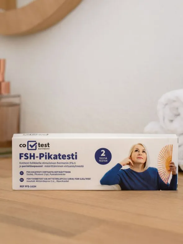 Co-Test Hedelmällisyys- ja Vaihdevuositesti (FSH) 2kpl – hedelmällisyyden arviointiin