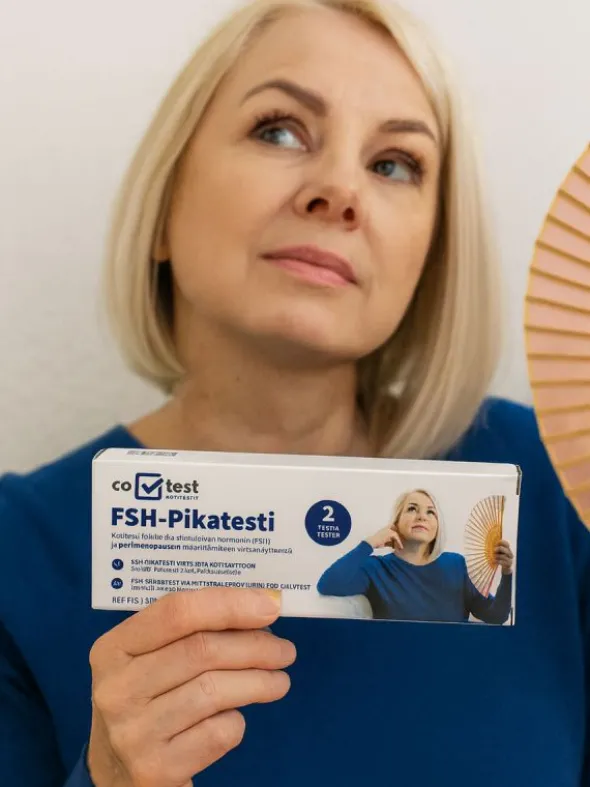 Co-Test Hedelmällisyys- ja Vaihdevuositesti (FSH) 2kpl – hedelmällisyyden arviointiin