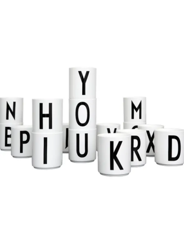 Design Letters - Arne Jacobsen kirjainmuki A-Z, valkoinen