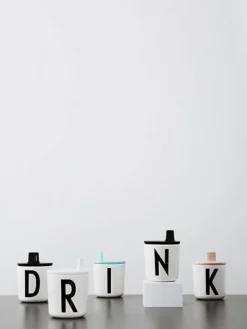 Design Letters nokka / kansi mukiin - white