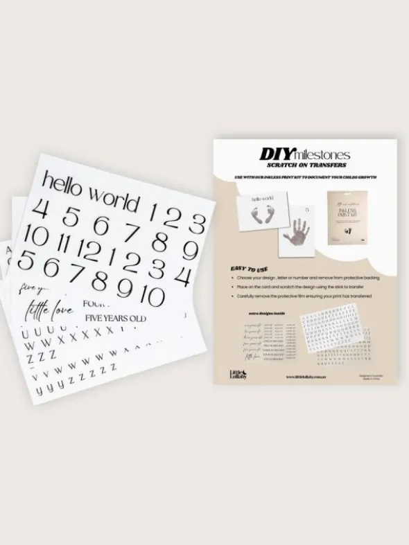 DIY Milestone Siirtokuvat – Tee itse vauvan kuukausi- ja vuosikuvat
