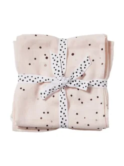 Done By Deer - harsoliina 2-pack 70x70 - Dreamy dots powder
