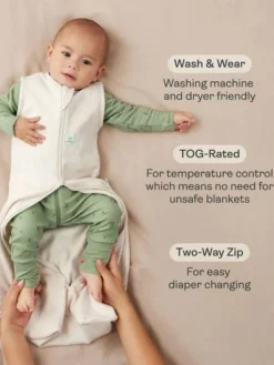 ErgoPouch Unipussi TOG 1.0 3–12kk – Oatmeal Marle