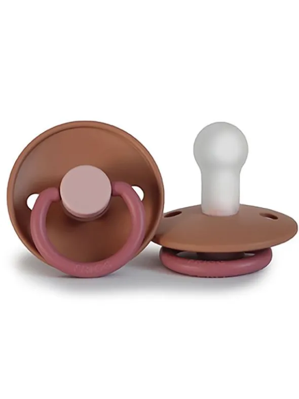 FRIGG - Block vauvan silikoninen tutti, Flamingo
