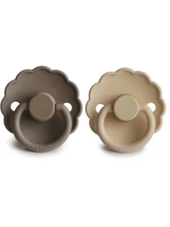 FRIGG - vauvan luonnonkumi tutti 2-Pack, Croissant/Portobello