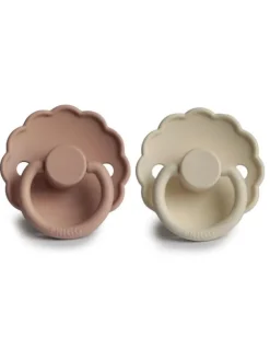 FRIGG - vauvan silikoninen tutti 2-Pack, Blush/Cream