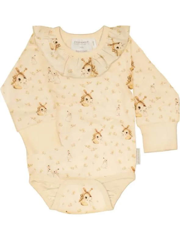 GEGGAMOJA Bamboo pitkähihainen body Stella pouder