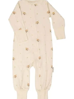 GEGGAMOJA Bamboo vauvan yöpuku Long ear beige
