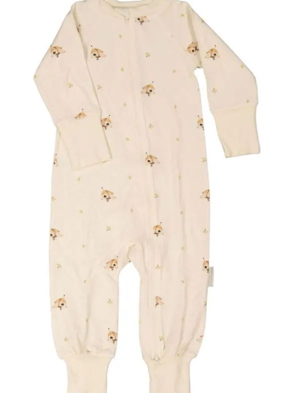 GEGGAMOJA Bamboo vauvan yöpuku Long ear beige