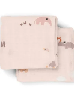 Harsoliina 2-pack 70x70 - Playground Powder - Done By Deer