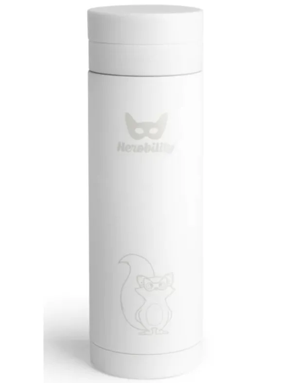 Herobility - termospullo 300ml, valkoinen
