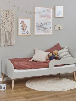 Hoppekids Blend Juniorsänky, 70 x 160 cm - harmaa