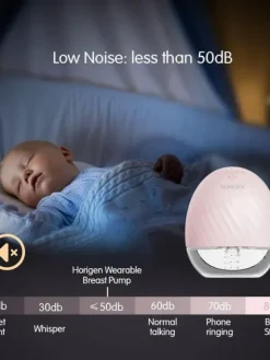 Horigen rintapumppu - puettava ja langaton, rosa