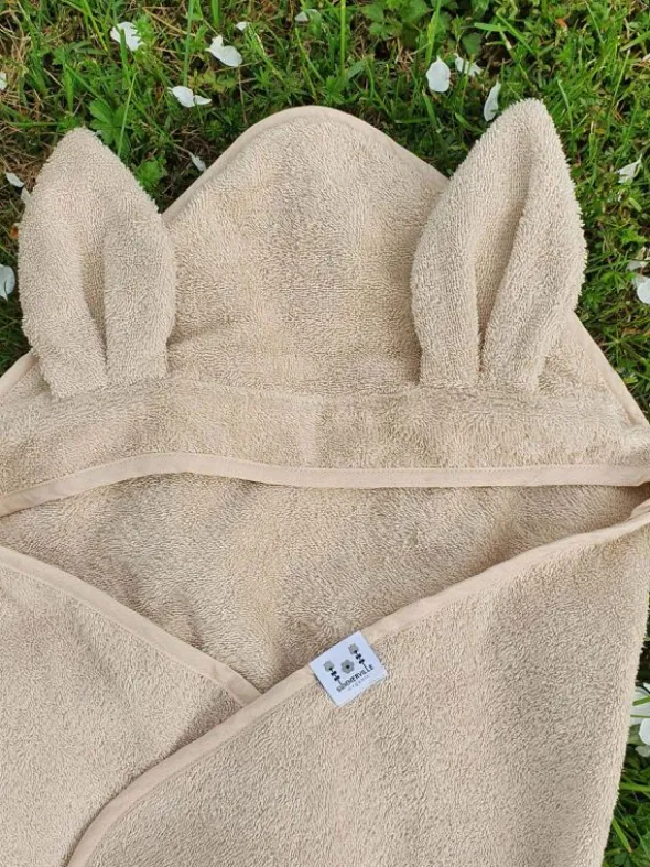 Huppupyyhe lapselle, pupunkorva sand