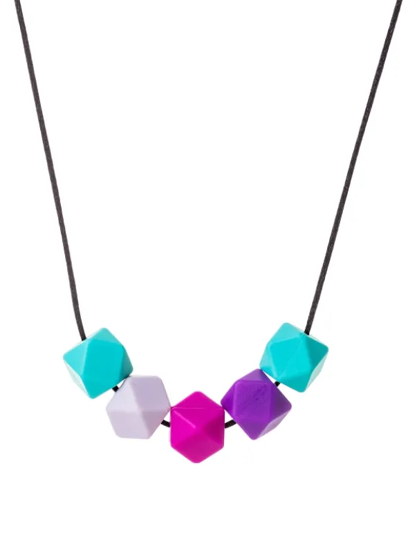 Imetyskoru (kirkkaat turkoosi-violetti-pinkki)