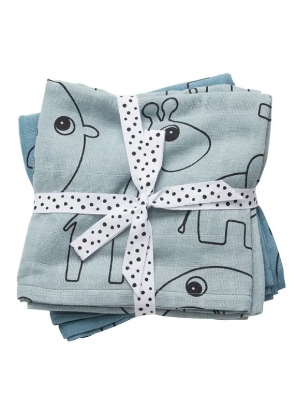 Iso kapaloliina 120x120 Contour Blue 2-pack - Done By Deer