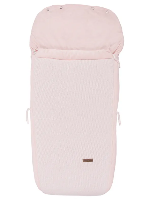 Iso lämpöpussi rattaisiin | Baby’s Only (sileäneulos rosa)