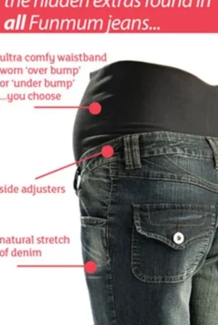 Äitiysfarkut Indigo Classic cut - FUNMUM