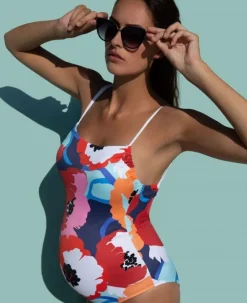 Äitiysuimapuku Poppy multicolor | CACHE COEUR