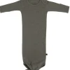 Knotted gown yöpuku vastasyntyneelle, khaki