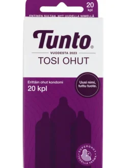 Kondomi Tunto tosi ohut 5 kpl, erittäin ohut