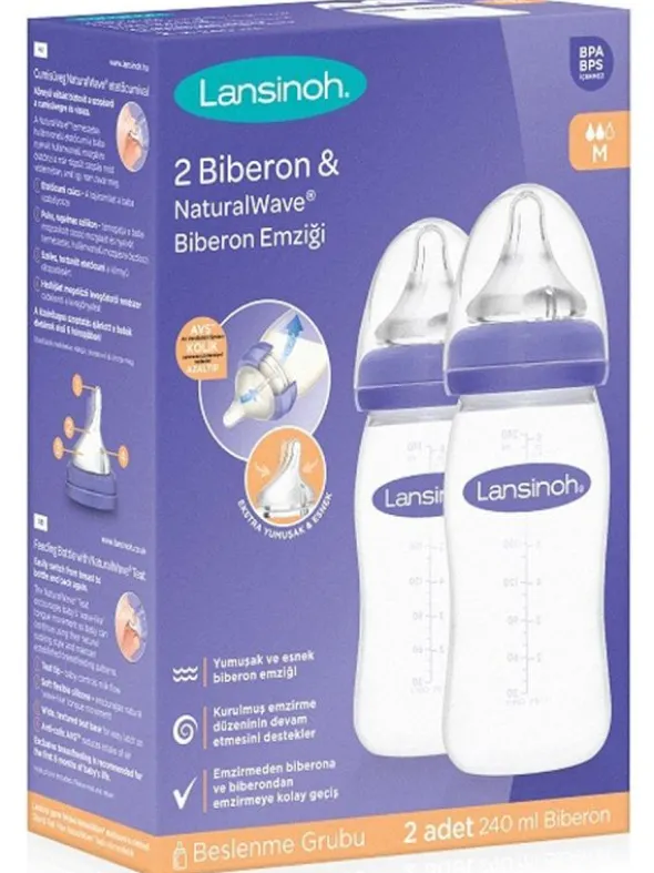 Lansinoh - tuttipullot 240ml 2-pack