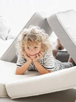 Lasten lepotuoli / sohva 3in1, Bouncle cream