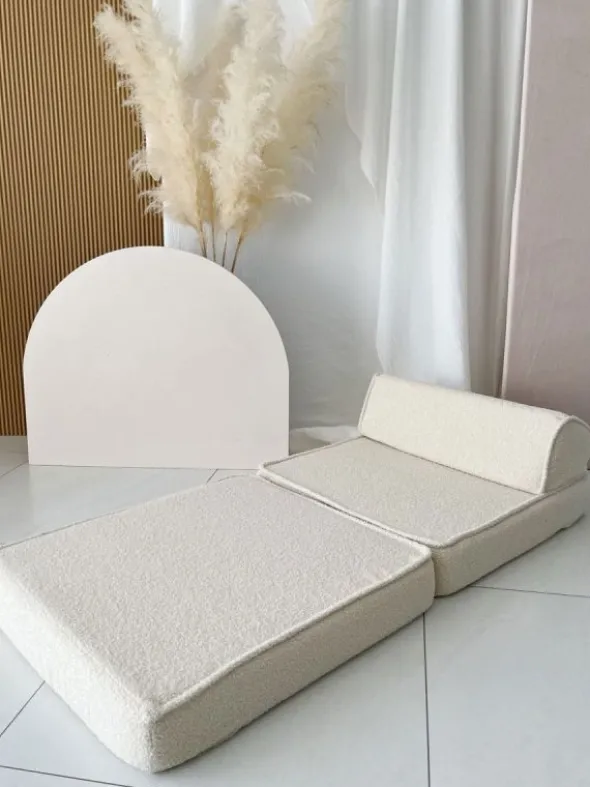 Lasten lepotuoli / sohva 3in1, Bouncle cream
