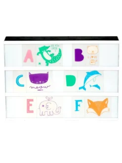 Lightbox – lisäkirjaimet (lasten pastelli)