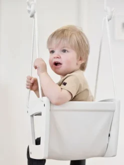 Lillagunga - toddler keinu - valkoinen nahka