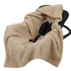 Lämmin boucle turvakaukalon viltti – beige
