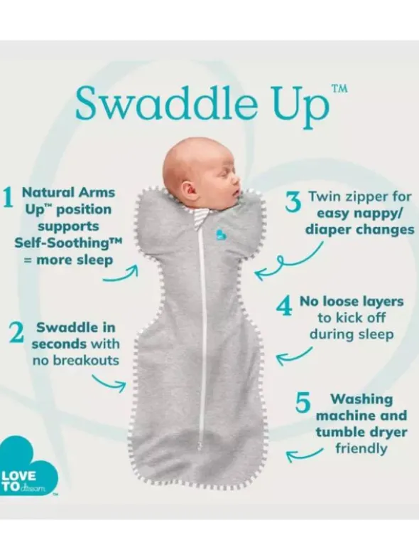 Love To Dream Swaddle Up Original - Kapalounipussi vastasyntyneelle, sand