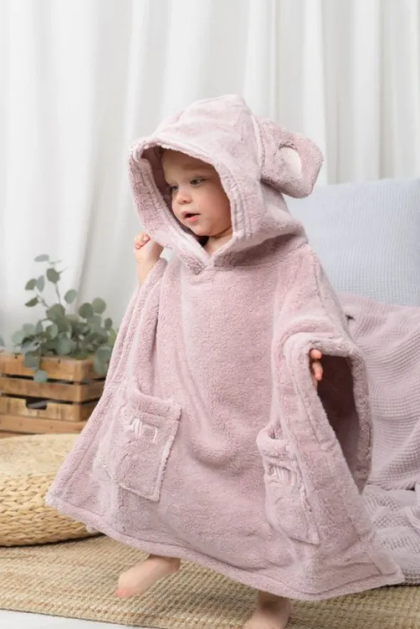 Luin Living Ponchopyyhe, 4 eri kokoa, Dusty Rose