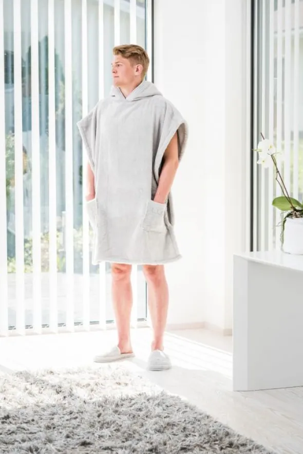 Luin Living Ponchopyyhe, 4 eri kokoa,Pearl Grey