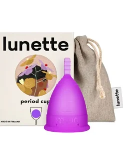 Lunette Kuukuppi – mukava ja ekologinen kuukautissuoja, violetti