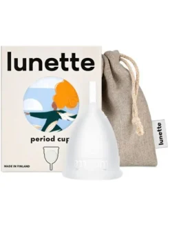 Lunette Kuukuppi – mukava ja ekologinen kuukautissuoja, kirkas