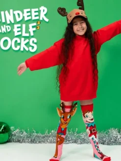 MADMIA Hassunhauskat Reindeer and Elf Joulusukat