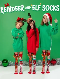 MADMIA Hassunhauskat Reindeer and Elf Joulusukat