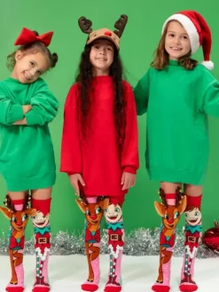 MADMIA Hassunhauskat Reindeer and Elf Joulusukat