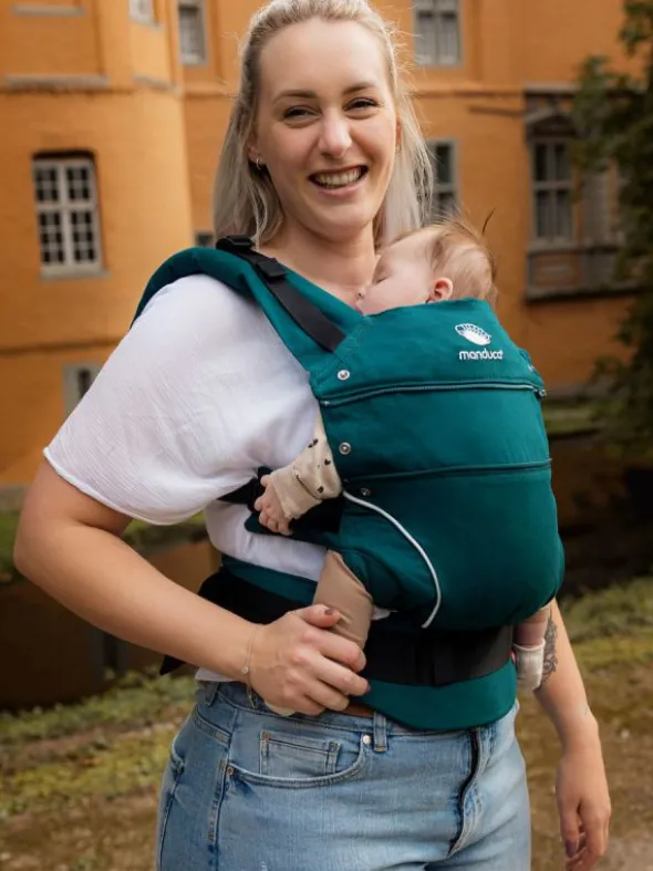 Manduca - First PureCotton kantoreppu - Teal