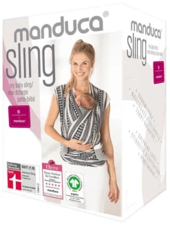 Manduca - kantoliina Sling - PepitaBlack