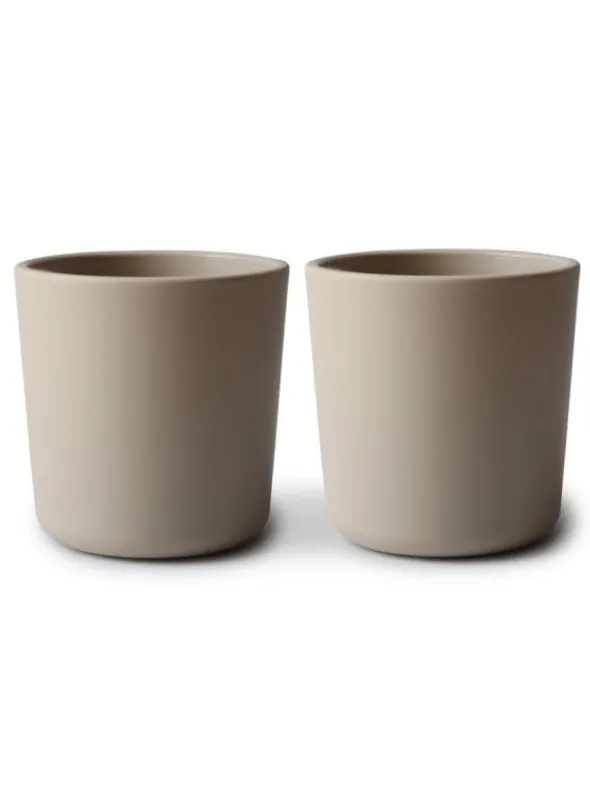 Mushie - lasten muki - Vanilla 2-pack