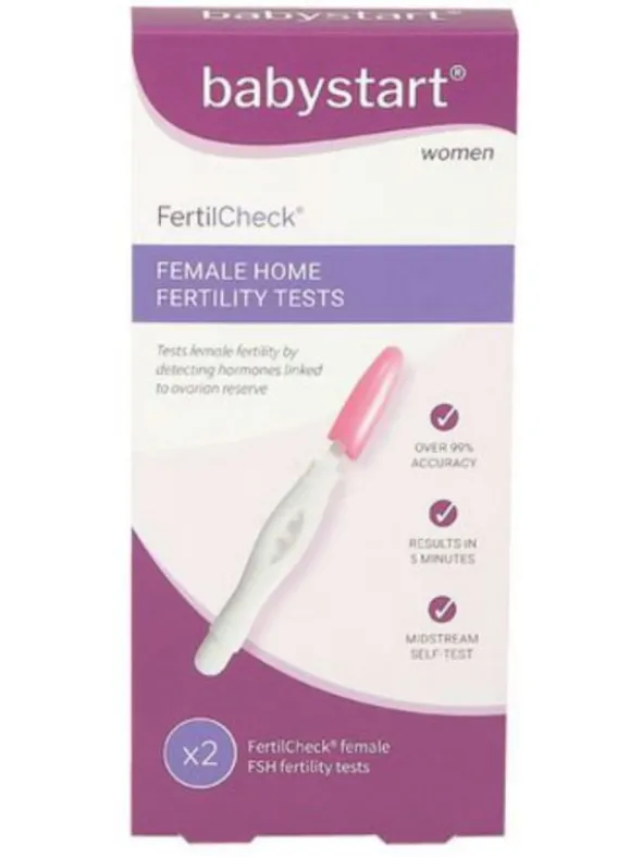 Naisten hedelmällisyystesti FertilCheck 2 kpl | BABYSTART