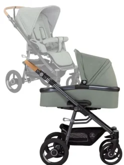 Naturkind Lux Evo yhdistelmävaunut Solight Ecco renkailla, Jade