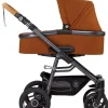 Naturkind Lux Evo yhdistelmävaunut Solight Ecco renkailla, Terracotta