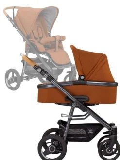 Naturkind Lux Evo yhdistelmävaunut Solight Ecco renkailla, Terracotta