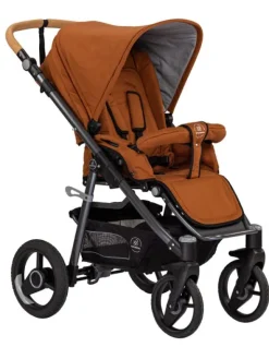 Naturkind Lux Evo yhdistelmävaunut Solight Ecco renkailla, Terracotta