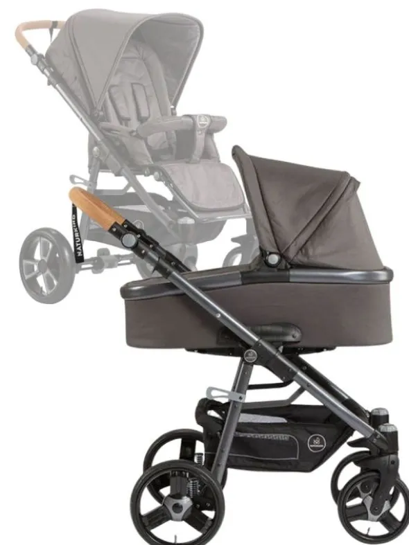 Naturkind Lux Evo yhdistelmävaunut Solight Ecco renkailla, Erdmännchen