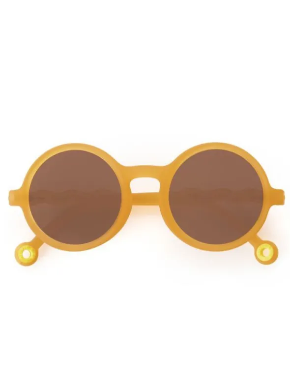 Olivio&Co Lasten Aurinkolasit Kids 3-5v, Round Citrus Yellow