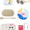 Olivio&Co Lasten Aurinkolasit Kids 3-5v, Round Sand Beige
